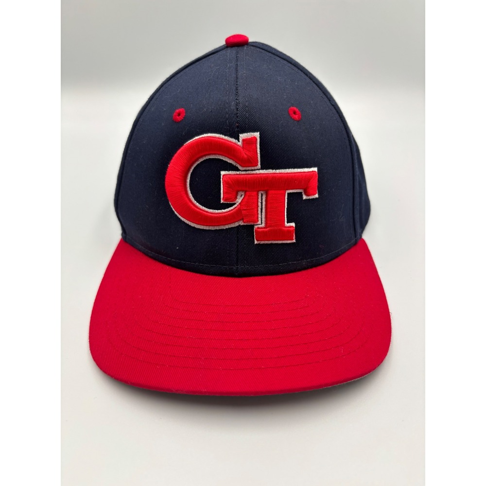Cap‎ America Premium Line GT Snapback Hat Navy Blue Red Embroidered Cap 8505 XS